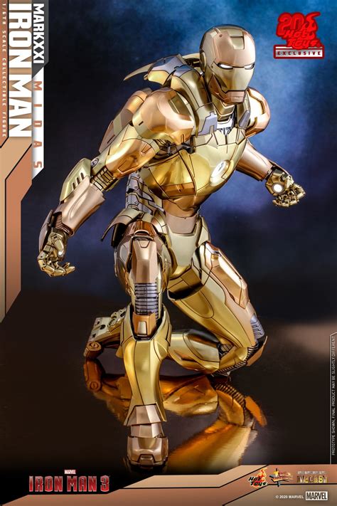 Iron Man 3 – Iron Man Mark XXI Midas Armor Figure .